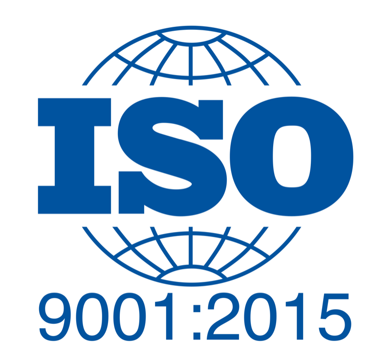 ISO 9001:2015 badge